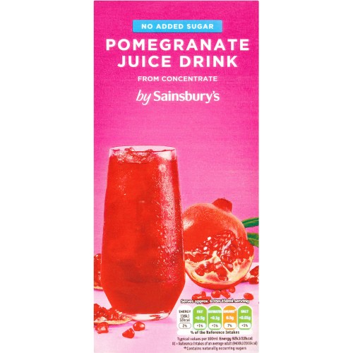 Pomegranate Juice Drink No Added Sugar