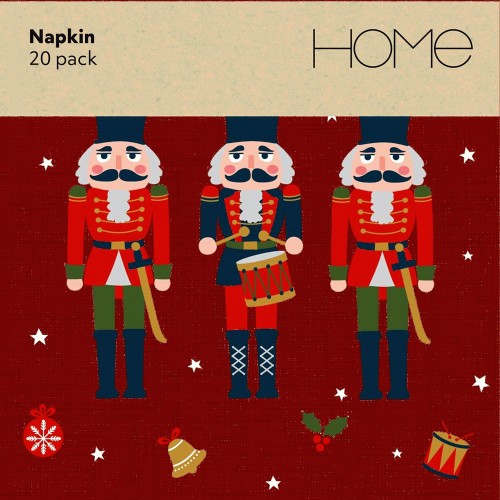 Sainsbury's Home Nutcracker Napkin (20) Compare Prices & Where To Buy