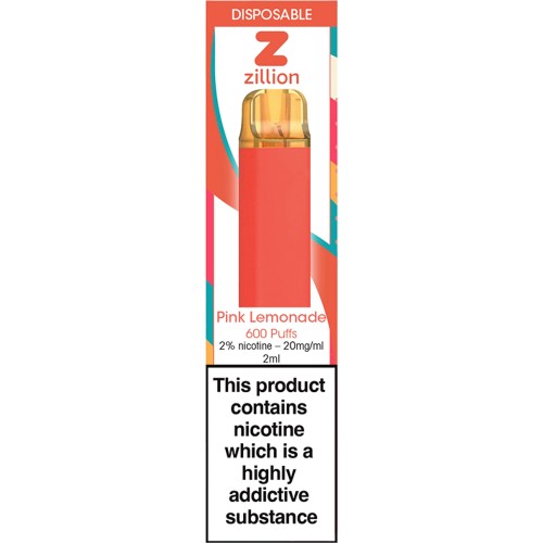 Zillion Disposable Pink Lemonade - Compare Prices & Where To Buy -  Trolley.co.uk