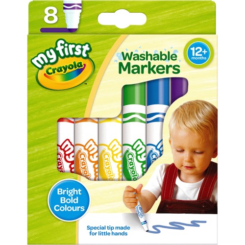 Baby Roo 24 Colours Silky Washable Crayons