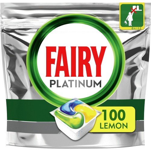 Fairy Platinum Lemon Dishwasher Tablets (100) Compare Prices & Where