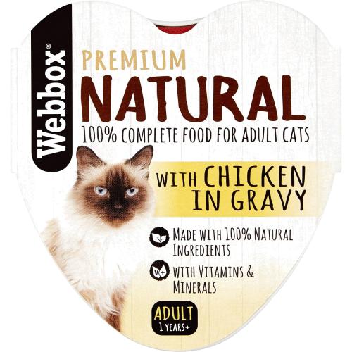 box Premium Natural Meat Selection in Gravy Adult Cat Food Pouches