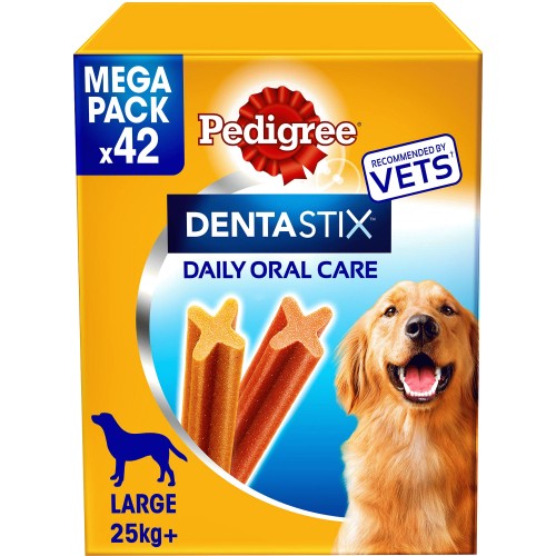 Pedigree Denta Stix Large Dog 42 Sticks (42 x 1.62kg)