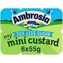 Mini Custard 30% Less Sugar