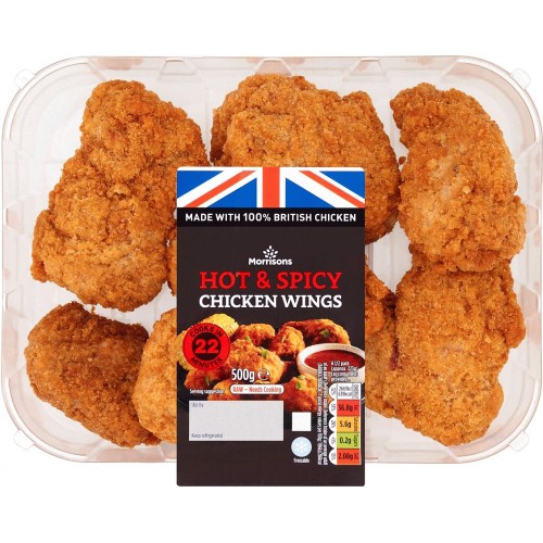 Ashfields Hot & Spicy Breaded Chicken Wings (850g) Compare Prices