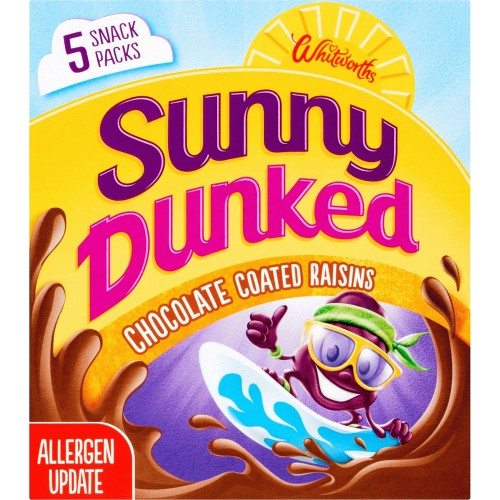 Sunny Raisin Yogurt Multipack 5x (25g) Compare Prices Trolley.co.uk