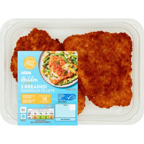 ASDA Golden 2 Breaded Haddock Fillets (284g) Compare Prices & Where