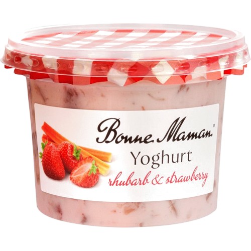 Yoghurt Rhubarb Strawberry