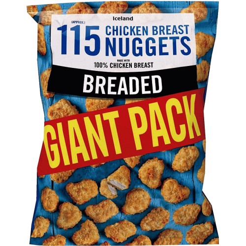 Iceland 115 (approx.) Breaded Chicken Breast Nuggets Compare Prices