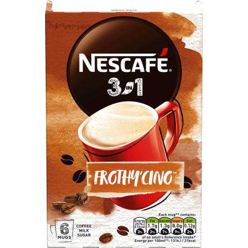 3in1 Frothy'cino Instant Coffee Sachets
