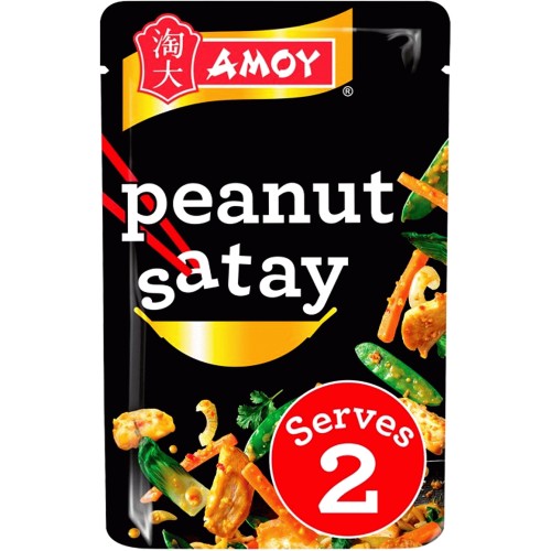 Amoy Peanut Satay Stir Fry Sauce (120g)