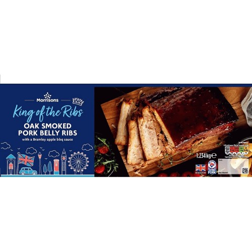 The King Of Ribs Oak Smoked Ribs With Bramley Apple BBQ (1.23kg
