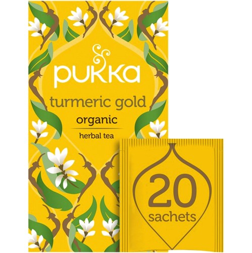 Pukka Organic Turmeric Gold Tea 20 Pack (36g) Compare Prices