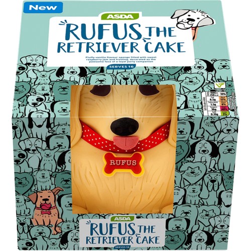 The BAKERY at ASDA Rufus the Retriever Cake Compare Prices & Where To