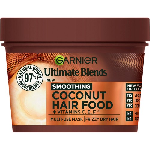 Ultimate Blends Hair Food Coconut Oil 3-in-1 Hair Mask Treatment for Curly Hair