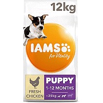 IAMS for Vitality Small Medium Breed Dry Puppy Food with Fresh chicken