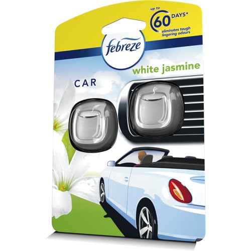 Car Air Freshener White Jasmine Car Clip 2ct