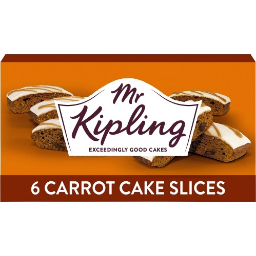 6 Carrot Cake Slices