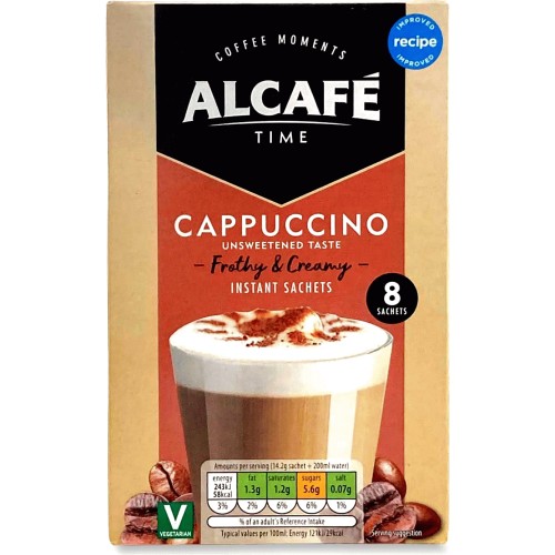 Cappuccino Unsweetened Instant Sachets