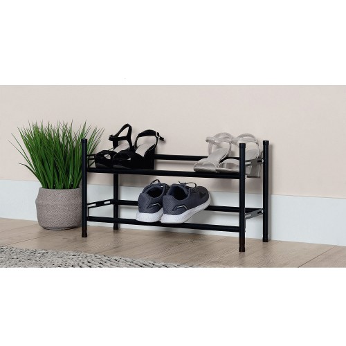 Malmo 2 Shelf Adjustable Shoe Rack Compare Prices Where To Buy Trolley