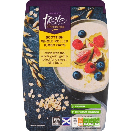 Sainsbury's Whole Rolled Porridge Oats Taste the Difference