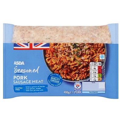ASDA Classic Seasoned Pork Sausage Meat 400g Compare Prices Where 