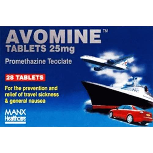 Avomine tablets (28 x 25mg) - Compare Prices & Where To Buy - Trolley.co.uk