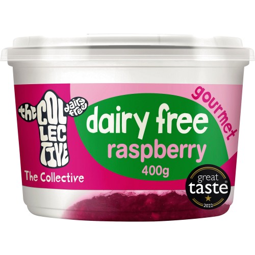 Plant-Based Raspberry Yogurt Alternative