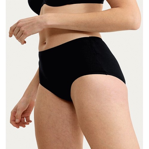 F&F 5-Pack Cotton Rich Full Brief Knickers in Black