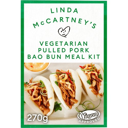 Linda McCartney's Vegetarian Pulled Pork Bao Bun Meal Kit