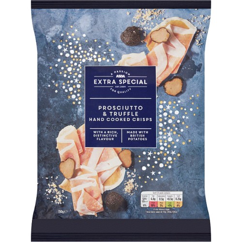 ASDA Extra Special Extra Special Prosciutto & Truffle Hand Cooked Crisps (150g) Compare Prices