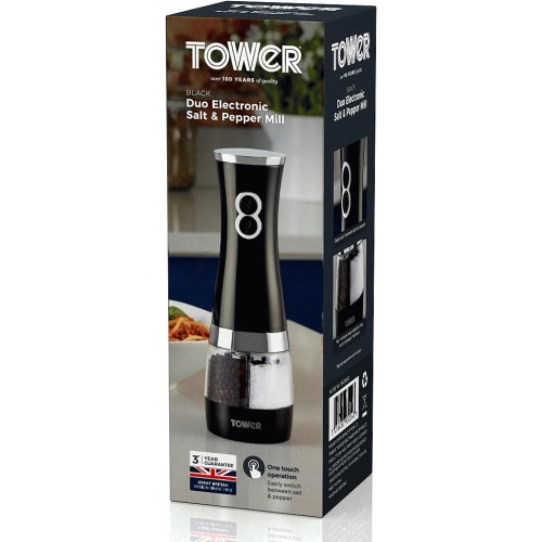 Tower Cavaletto Electric Duo Salt & Pepper Mill Set