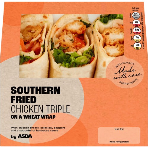 ASDA Southern Fried Chicken Wrap Compare Prices & Where To Buy