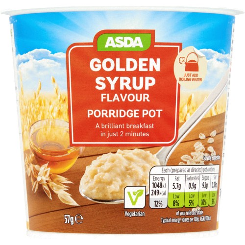 Golden Syrup Flavour Porridge Pot