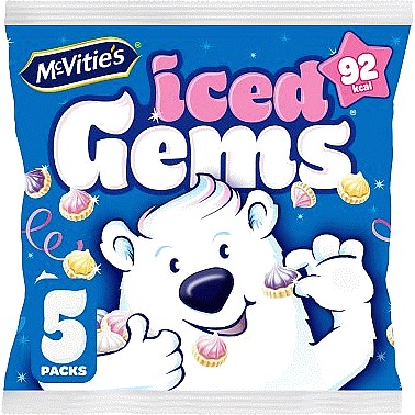 McVitie's Iced Gems (6 x 23g)