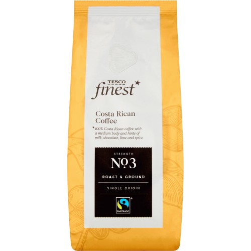 Tesco Finest Costa Rican Fair Trade Coffee (227g) - Compare Prices 