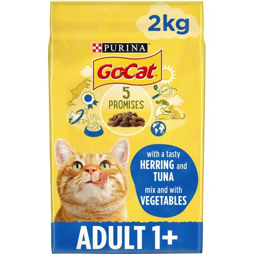 GoCat Adult Dry Cat Food Tuna Herring And Veg (2kg) Compare Prices