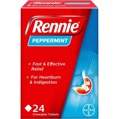 Peppermint Heartburn & Indigestion Relief Tablets