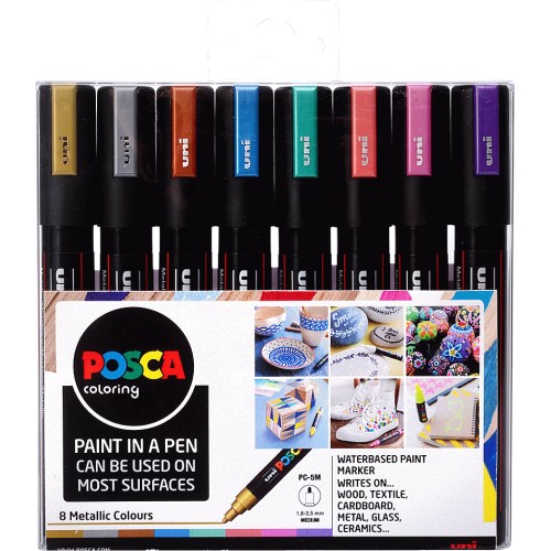 Posca PC-3M Fine White Paint Marker