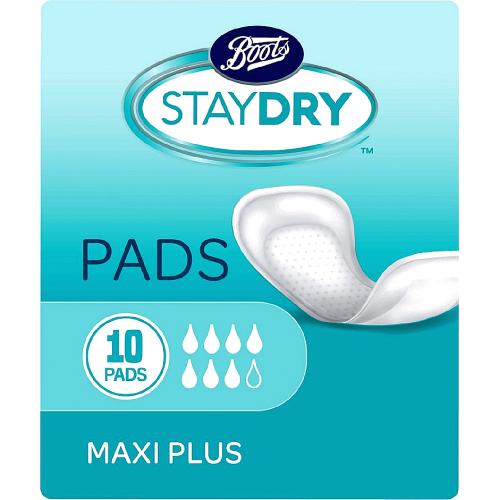 Staydry Maxi Plus Pads for Heavy Incontinence (10) - Compare Prices & Where  To Buy 