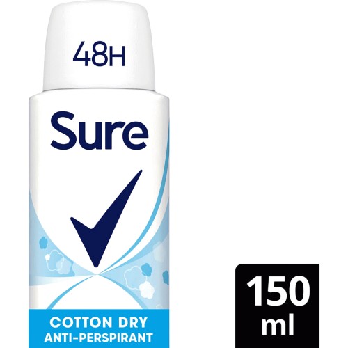 Women Cotton Dry Anti-perspirant Deodorant Aerosol