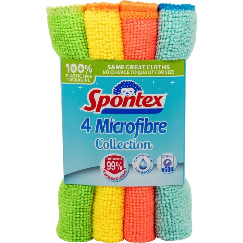 Spontex Magic Effect Microfibre Cloths, Pack of 3