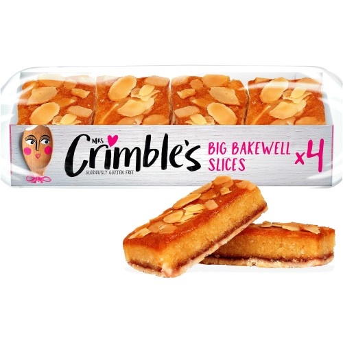 Mrs Crimbles 4 Big Bakewell Slices