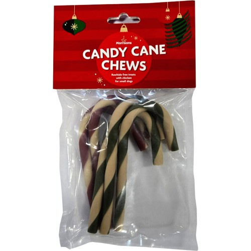 Candy cane rawhide dog bones hotsell