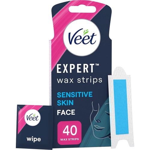 Veet Expert Wax Strips Face Sensitive (40) Compare Prices & Where To