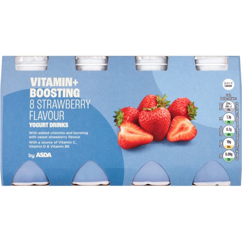 Vitamin Boosting Strawberry Yogurts Drink