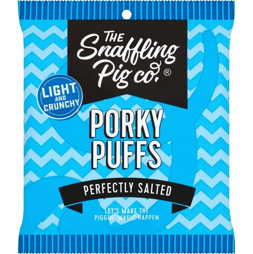 Snaffling Pig Perfectly Salted Porky Puffs (20g) - Compare Prices ...