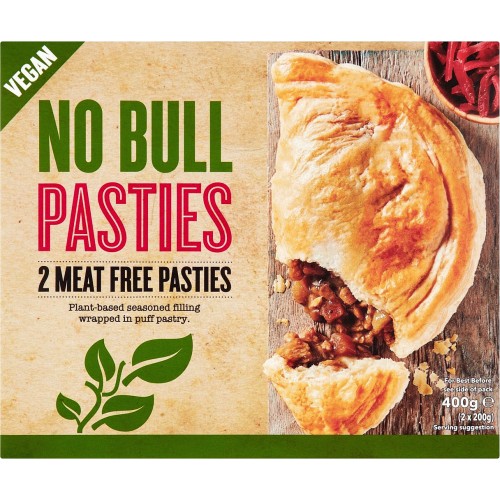 No Meat Company No Bull Meat Free Pasties (400g) Compare Prices