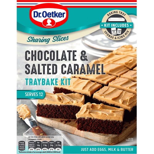 Dr. Oetker Chocolate & Salted Caramel Traybake Kit