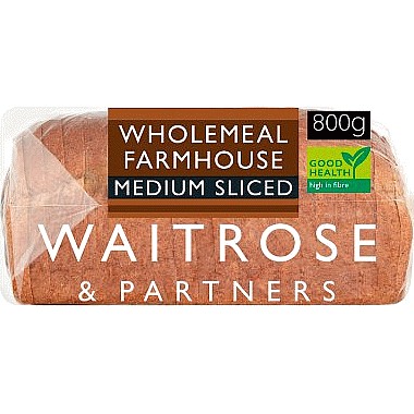 Waitrose Wholemeal Farmhouse Medium